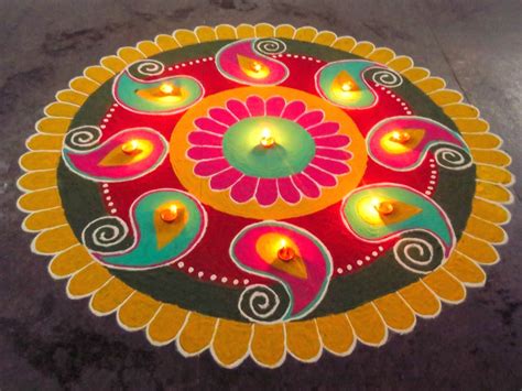 simple rangoli designs for home